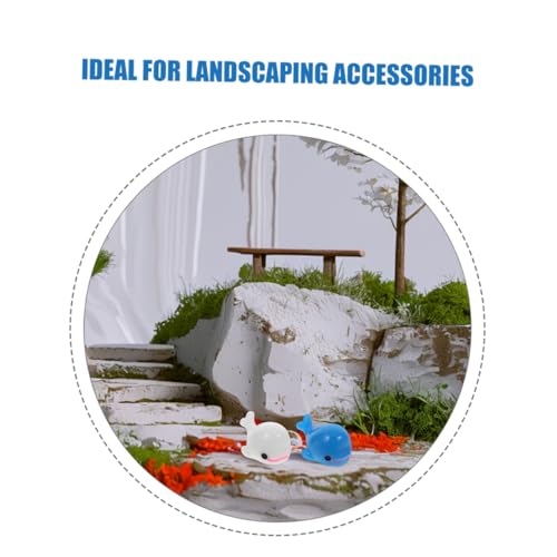 VANZACK 50 Stück Teiliges Mini Harz Meerestier Figuren Weiße und Blaue Delfin Miniatur Ornamente für Mikrolandschaft Dekoration Vielseitige Fisch Deko für Garten und Terrarien VANZACK 50 Stück Teiliges Mini Harz Meerestier Figuren Weiße und Blaue Delfin Miniatur Ornamente für Mikrolandschaft Dekoration Vielseitige Fisch Deko für Garten und Terrarien von VANZACK