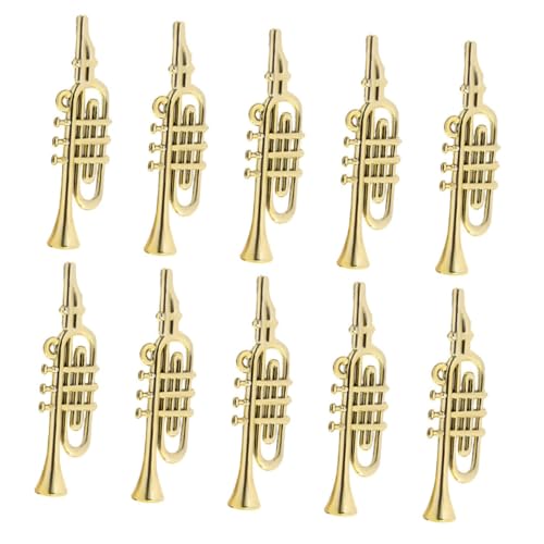 VANZACK 50 Stück Teiliges Mini Musikinstrumenten mit Goldener Oberfläche Handgefertigte Miniaturmodelle Trompete Klarinette Saxophon Festliche Weihnachtsbaum Dekorationen Edukatives Party VANZACK 50 Stück Teiliges Mini Musikinstrumenten mit Goldener Oberfläche Handgefertigte Miniaturmodelle Trompete Klarinette Saxophon Festliche Weihnachtsbaum Dekorationen Edukatives Party von VANZACK