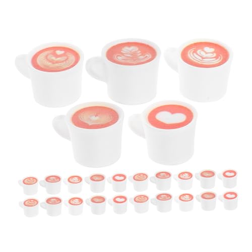 VANZACK 50 Stück Teiliges Miniatur Kaffee Tassen Resin Mini Kaffeebecher Mini Teetassen für Puppenhaus Mikroküche DIY Basteln VANZACK 50 Stück Teiliges Miniatur Kaffee Tassen Resin Mini Kaffeebecher Mini Teetassen für Puppenhaus Mikroküche DIY Basteln von VANZACK