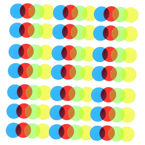 VANZACK 500 Stück Teiliges Bunte Plastik Bingo Chips Zählmarker für Bingo Spiele und Mathematikunterricht Transparente Farbige Spielchips für Sortieren Zählen Gruppieren VANZACK 500 Stück Teiliges Bunte Plastik Bingo Chips Zählmarker für Bingo Spiele und Mathematikunterricht Transparente Farbige Spielchips für Sortieren Zählen Gruppieren von VANZACK