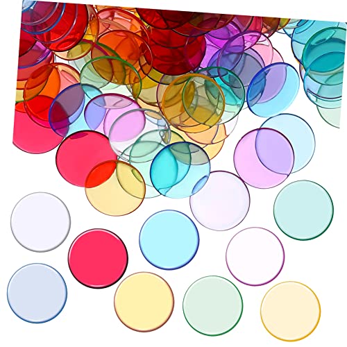 VANZACK 500Stücke Bingo Chips Transparent Und Zählmarken Für Bingo Spiele Klassenzimmer Karneval Und Partys von VANZACK