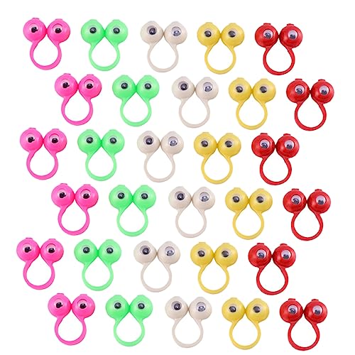 VANZACK Pädagogisches Fingerspielzeug-Set 50-teilig Augenpuppenaugen Fingerpuppen Für Halloween-partygeschenke von VANZACK