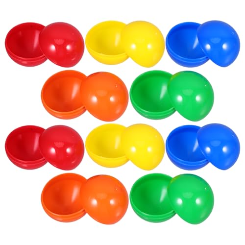 VANZACK 50Stücke Farbige Lotteriekugeln Öffbare Kleine Gewinnspielbälle für Tischspiele Partyaktivitäten und Verlosungen Zufällige Farben VANZACK 50Stücke Farbige Lotteriekugeln Öffbare Kleine Gewinnspielbälle für Tischspiele Partyaktivitäten und Verlosungen Zufällige Farben von VANZACK