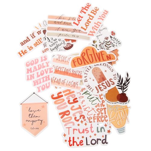 VANZACK 50Stücke Jesus Aufkleber Wasserfeste Selbstklebende Sticker Für Scrapbook Laptop Wasserflasche Und Mehr Lustige Papieraufkleber Mit Klassischen Jesus Sprüchen von VANZACK
