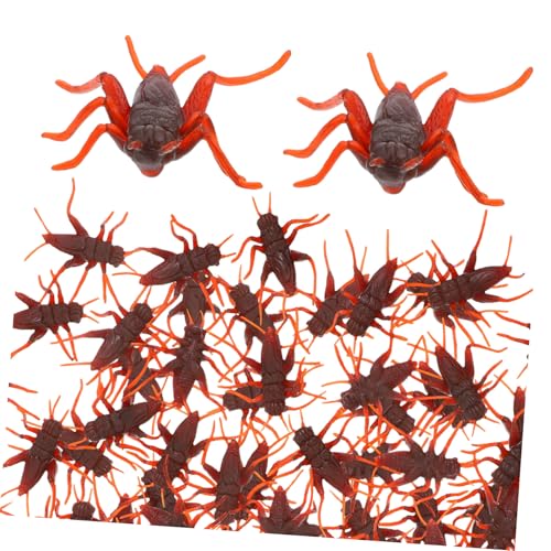 VANZACK 50Stücke Realistische Fake Insekten Streichprops Lebensnahe Kakerlaken Für Scherze Und Streiche Aus Sicherem Für Partys von VANZACK
