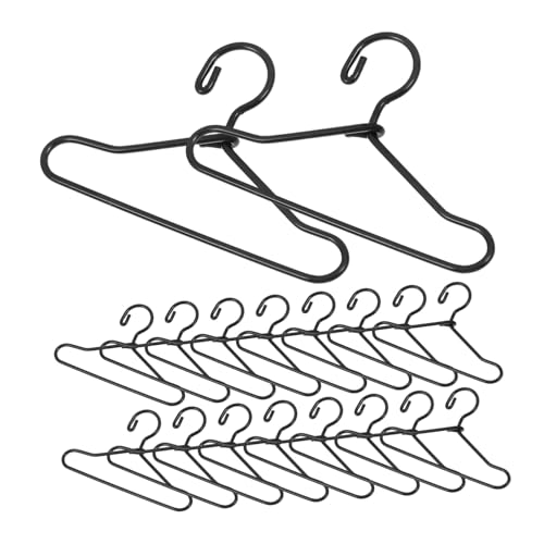 VANZACK 55Stücke Mini Kleiderbügel Für Puppen Kleiderständer Für Puppenkleider Und Puppenzubehör Die Aufbewahrung Von Puppenmode von VANZACK