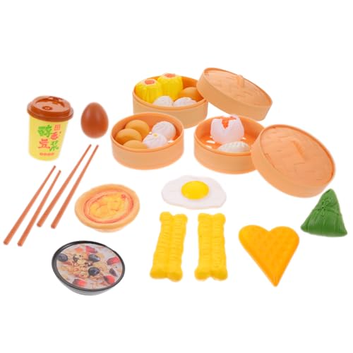 VANZACK 58Stücke Teiliges Spielset Aus Kunststoff Für Rollenspiel Küchenzubehör Für Kreative Spielstunden Frühstücksfood VANZACK 58Stücke Teiliges Spielset Aus Kunststoff Für Rollenspiel Küchenzubehör Für Kreative Spielstunden Frühstücksfood von VANZACK