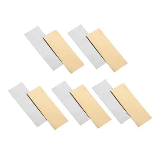 VANZACK 5Paare Kupferplatten Für DIY Batterien Zinkbleche Und Kupferbleche Für Experimente Und Bastelprojekte Hochwertige Elektroden Für Kreative Anwendungen VANZACK 5Paare Kupferplatten Für DIY Batterien Zinkbleche Und Kupferbleche Für Experimente Und Bastelprojekte Hochwertige Elektroden Für Kreative Anwendungen von VANZACK