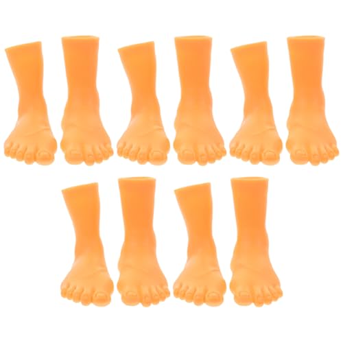 VANZACK 5er-Pack Fingerpuppen Zum Formen Der Füße Lustige Fingerpuppenhandschuhe Für Festival-verkleidungen von VANZACK