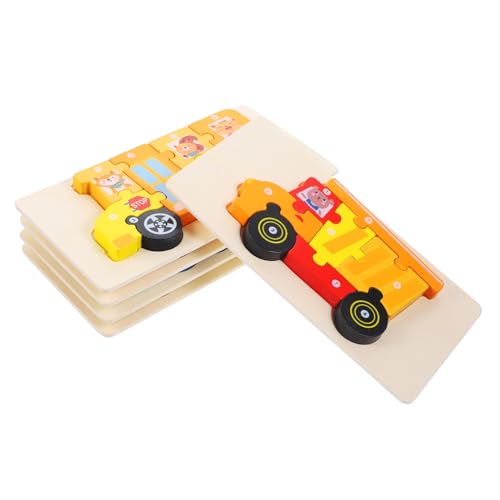 VANZACK 5Sätze Holz Puzzle Für Lernspielzeug Mit Bus Zug Und Kreatives Holzpuzzlespiel Für Kleinkinder Und Vorschulkinder Fördert Die Motorischen Fähigkeiten VANZACK 5Sätze Holz Puzzle Für Lernspielzeug Mit Bus Zug Und Kreatives Holzpuzzlespiel Für Kleinkinder Und Vorschulkinder Fördert Die Motorischen Fähigkeiten von VANZACK