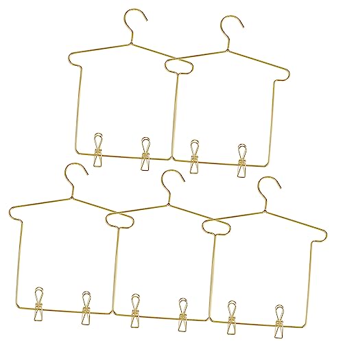 VANZACK 5Sätze Puppenkleiderbügel Kleiderbügel Für Puppen Mit Clips Für Hosen Puppenhaus Zubehör Goldene Farbe Für Puppenmode Und Aufbewahrung VANZACK 5Sätze Puppenkleiderbügel Kleiderbügel Für Puppen Mit Clips Für Hosen Puppenhaus Zubehör Goldene Farbe Für Puppenmode Und Aufbewahrung von VANZACK