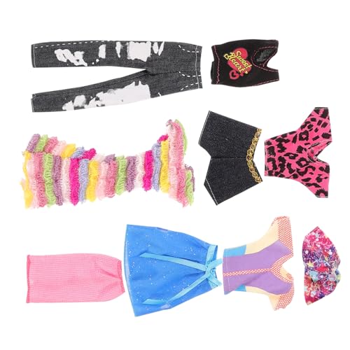 VANZACK 5Sätze Teiliges Puppenkleidungsset aus Weichem für Puppen Enthält Jeans Festliche Kleider und Freizeitoutfits für Verschiedene Anlässe Fördert Kreativität VANZACK 5Sätze Teiliges Puppenkleidungsset aus Weichem für Puppen Enthält Jeans Festliche Kleider und Freizeitoutfits für Verschiedene Anlässe Fördert Kreativität von VANZACK