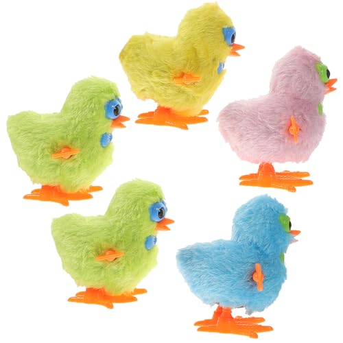 VANZACK 5Stücke Aufziehbare Plüschhühnchen Für Nostalgisches Wind Up Hühnchen Mit Ostergeschenke Und Kindergeburtstage Farben Zufällig VANZACK 5Stücke Aufziehbare Plüschhühnchen Für Nostalgisches Wind Up Hühnchen Mit Ostergeschenke Und Kindergeburtstage Farben Zufällig von VANZACK