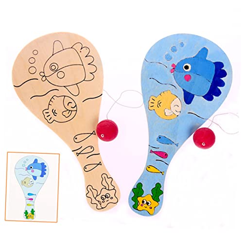 VANZACK 5Stücke DIY Malerei Pat Ball Holzspielzeug für Kreative Handbemalte mit Verschiedenen Mustern und Sicher für Drinnen und Draußen VANZACK 5Stücke DIY Malerei Pat Ball Holzspielzeug für Kreative Handbemalte mit Verschiedenen Mustern und Sicher für Drinnen und Draußen von VANZACK
