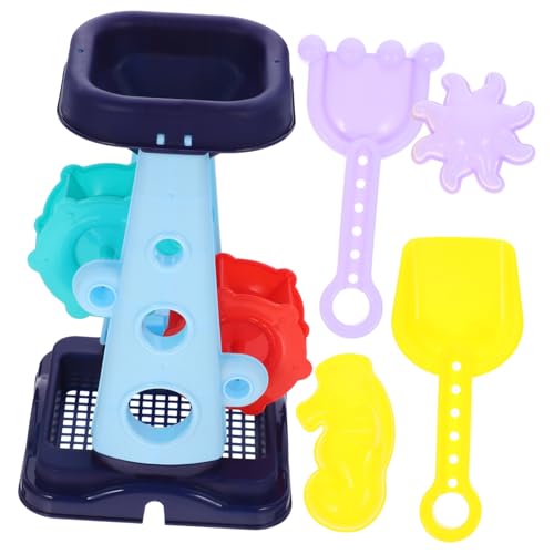 VANZACK 5Stücke Eltern Junge Mädchen Strandspielzeug Teilig Interaktive Sanduhr Rake und Eimer Robustes und Sicheres Strandspielzeug Blau für Strandspaß mit Kindern VANZACK 5Stücke Eltern Junge Mädchen Strandspielzeug Teilig Interaktive Sanduhr Rake und Eimer Robustes und Sicheres Strandspielzeug Blau für Strandspaß mit Kindern von VANZACK