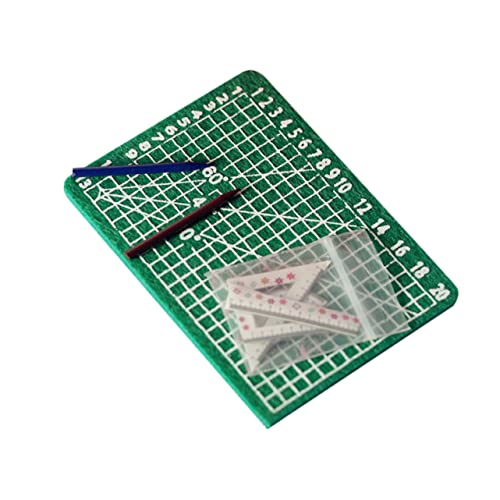 VANZACK 5Stücke Lineal Und Schneidematten Für Mini Hausornamente Und Kunsthandwerk Stift Nicht Enthalten von VANZACK