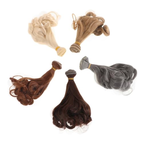 VANZACK 5Stücke Puppen Haarwefts Lange Synthetische Perücken Für Bjd Puppen Für DIY Haarprojekte Und Puppen Haarbasteleien Erhältlich VANZACK 5Stücke Puppen Haarwefts Lange Synthetische Perücken Für Bjd Puppen Für DIY Haarprojekte Und Puppen Haarbasteleien Erhältlich von VANZACK