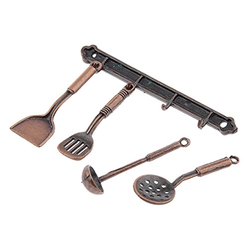 VANZACK 5Stücke Puppenhaus Küchenzubehör Aus Metall Farbe Küchenaccessoires Für Puppenhaus Dekoration Und Spielzeugküche VANZACK 5Stücke Puppenhaus Küchenzubehör Aus Metall Farbe Küchenaccessoires Für Puppenhaus Dekoration Und Spielzeugküche von VANZACK