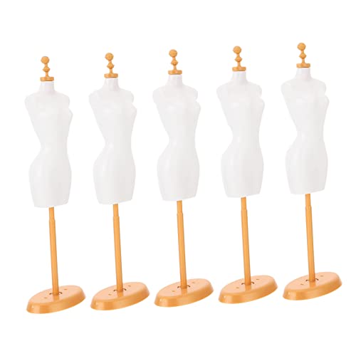 VANZACK 5Stücke Puppenständer Für Puppenkleider Mannequin Halter Für Puppenbekleidung Zur Präsentation Und Aufbewahrung Von Puppenkleidern von VANZACK