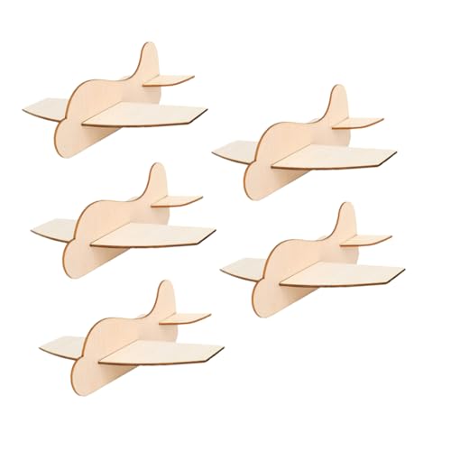 VANZACK 5Stücke Teiliges DIY Holzflugzeug für Unbemalte Modellflugzeuge aus Holz Kreative Bastelideen für Jungen und Mädchen Fördert Fantasie und Hand Augen Koordination VANZACK 5Stücke Teiliges DIY Holzflugzeug für Unbemalte Modellflugzeuge aus Holz Kreative Bastelideen für Jungen und Mädchen Fördert Fantasie und Hand Augen Koordination von VANZACK