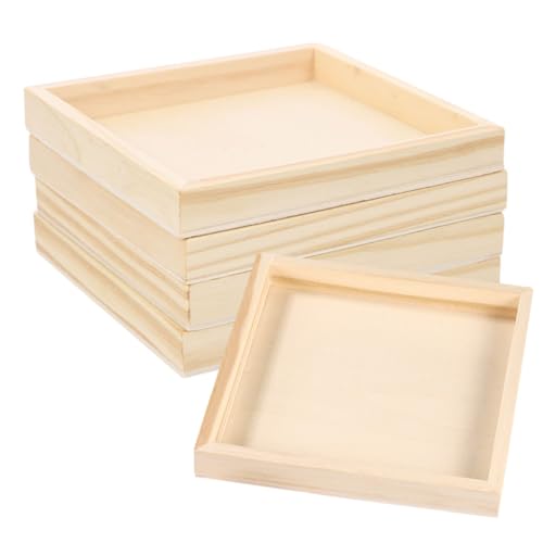 VANZACK 5Stücke Teiliges Holz Organizer für Puzzle Blöcke Stapelbare Aufbewahrungsschalen zur Einfachen Sortierung von Robuste und Langlebige Holzkonstruktion VANZACK 5Stücke Teiliges Holz Organizer für Puzzle Blöcke Stapelbare Aufbewahrungsschalen zur Einfachen Sortierung von Robuste und Langlebige Holzkonstruktion von VANZACK