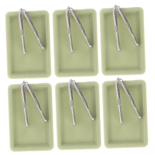 VANZACK 6 Sätze Miniatur Kücheneinrichtungsset für Puppenhäuser Teiliges mit Backformen und Zangen für DIY Enthusiasten zur Gestaltung von Miniaturküchen Kompakt und Attraktiv für Jede VANZACK 6 Sätze Miniatur Kücheneinrichtungsset für Puppenhäuser Teiliges mit Backformen und Zangen für DIY Enthusiasten zur Gestaltung von Miniaturküchen Kompakt und Attraktiv für Jede von VANZACK