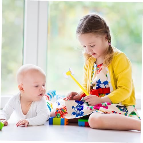 VANZACK 6 Stck. Hammer Sicherer Kunststoff Kunststoffhammer mit Doppelseitigem Saugnapf Glatte Oberfläche Reaktionsförderndes Lernspielzeug für Kleinkinder Farblich VANZACK 6 Stck. Hammer Sicherer Kunststoff Kunststoffhammer mit Doppelseitigem Saugnapf Glatte Oberfläche Reaktionsförderndes Lernspielzeug für Kleinkinder Farblich von VANZACK