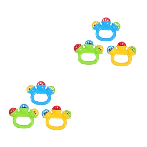 VANZACK 6 Stck. Teiliges Mini Handjingle Bell für Kleinkinder Kleines Musikinstrument mit Glatter Oberfläche Langlebiges Tragbares Greifspielzeug für Junge Mädchen Jahre Pädagogisches von VANZACK