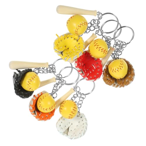 VANZACK 6 Stück Dekorative Baseball Schlüsselanhänger Softball Schlüsselanhänger für Sport Events und für Unvergessliche Party Dekoration VANZACK 6 Stück Dekorative Baseball Schlüsselanhänger Softball Schlüsselanhänger für Sport Events und für Unvergessliche Party Dekoration von VANZACK