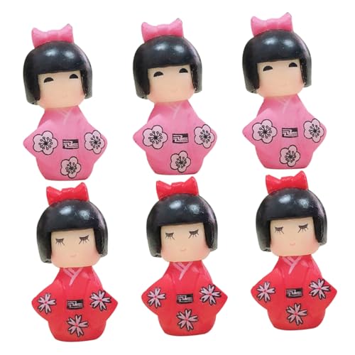 VANZACK 6 Stück Kimono-Puppe Desktop Japanische Puppe Traditionelle Japanische Kimonopuppe Dekoration Im Japanischen Stil Desktop-Dekoration Traditionelle Japanische Puppe Büroschmuck PVC VANZACK 6 Stück Kimono-Puppe Desktop Japanische Puppe Traditionelle Japanische Kimonopuppe Dekoration Im Japanischen Stil Desktop-Dekoration Traditionelle Japanische Puppe Büroschmuck PVC von VANZACK