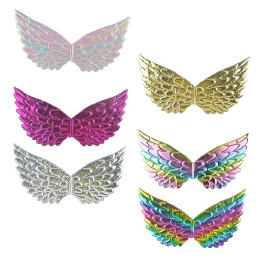 VANZACK 6 Stück Teiliges Bunter Engelsflügel für Hochwertigem Langlebige Kostüm Partyaccessoires für Fotoshootings Bühnenauftritte und Tägliche Nutzung Passend für Mädchen VANZACK 6 Stück Teiliges Bunter Engelsflügel für Hochwertigem Langlebige Kostüm Partyaccessoires für Fotoshootings Bühnenauftritte und Tägliche Nutzung Passend für Mädchen von VANZACK