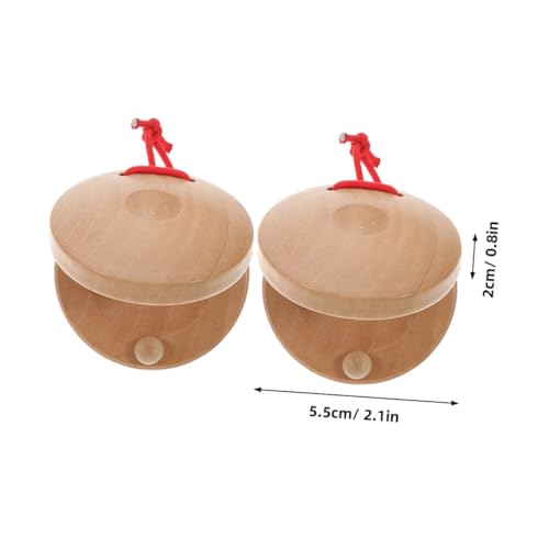 VANZACK 6 Stück Teiliges Holz Kastagnetten Fingerklappern Percussion Instrumente für Erwachsene DIY Musikspielzeug Koordination Motorik Spaß VANZACK 6 Stück Teiliges Holz Kastagnetten Fingerklappern Percussion Instrumente für Erwachsene DIY Musikspielzeug Koordination Motorik Spaß von VANZACK