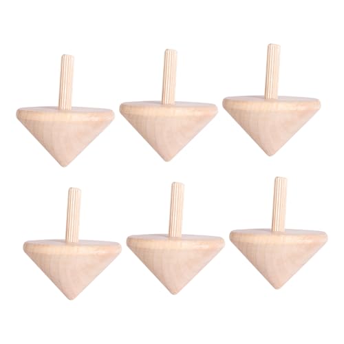 VANZACK 6 Stück Teiliges Holz-kreiselspielzeug für Natürliche Holzkreisel Fein Gearbeitet Sicher und Stressreduzierend Traditionelles Pädagogisches für Junge Mädchen und Jungen VANZACK 6 Stück Teiliges Holz-kreiselspielzeug für Natürliche Holzkreisel Fein Gearbeitet Sicher und Stressreduzierend Traditionelles Pädagogisches für Junge Mädchen und Jungen von VANZACK