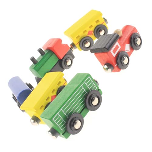 VANZACK 6 Stück Teiliges Holzspielzeug Zugform Ornament Zugspielzeug aus Umweltfreundlichem Holz Sicher Robust für Jungen Mädchen Dekoration VANZACK 6 Stück Teiliges Holzspielzeug Zugform Ornament Zugspielzeug aus Umweltfreundlichem Holz Sicher Robust für Jungen Mädchen Dekoration von VANZACK