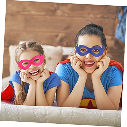 VANZACK 6 Stück Teiliges Kostüm Augenmaske aus Weichem Plüsch in Farben Langlebig und Formstabil für Karneval Halloween Kindergeburtstage und Maskeraden von VANZACK