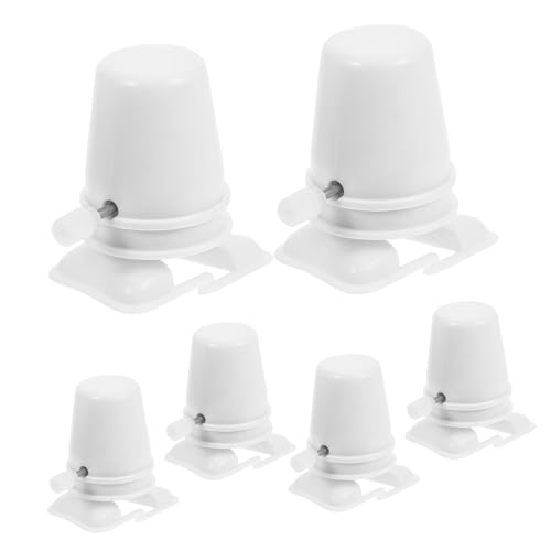VANZACK 6 Stück Teiliges Mechanisches für DIY Kleines Kunststoff mit Aufziehfunktion Langlebiges Transparentes Zubehör für Bastelarbeiten und Tonfiguren von VANZACK