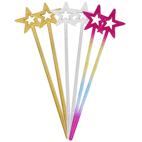 VANZACK 6 Stück Teiliges Stern Engel Feenstäbe Gold Silber Glatte Oberfläche Sichere Kinderparty Requisiten für Geburtstag Tanz Bühne Cosplay VANZACK 6 Stück Teiliges Stern Engel Feenstäbe Gold Silber Glatte Oberfläche Sichere Kinderparty Requisiten für Geburtstag Tanz Bühne Cosplay von VANZACK