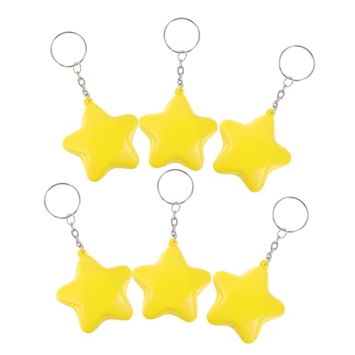 VANZACK 6 Stück Teiliges Stressabbauende Stern spielzeuge Weiche Squeeze bälle mit Guter Elastizität Lustige Party deko und Geschenk für Jugendliche und Erwachsene als Antistress von VANZACK
