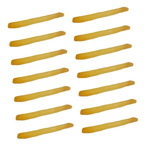 VANZACK 60 Stck. Teiliges Lebensnahe Künstliche Pommes Frites Deko Spielküche Requisiten Realistische Falsche Kartoffelchips Modell für Partyfotografie und Display VANZACK 60 Stck. Teiliges Lebensnahe Künstliche Pommes Frites Deko Spielküche Requisiten Realistische Falsche Kartoffelchips Modell für Partyfotografie und Display von VANZACK