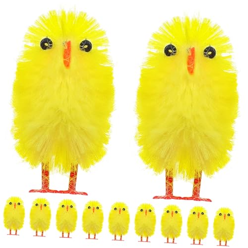 VANZACK 60Stücke Ostern Hühner Figuren Simulation Huhn Partydekoration Für Osterfeiern Niedliche Küken Aus Große Deko Elemente Für Erwachsene VANZACK 60Stücke Ostern Hühner Figuren Simulation Huhn Partydekoration Für Osterfeiern Niedliche Küken Aus Große Deko Elemente Für Erwachsene von VANZACK