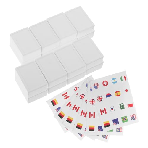 VANZACK 65 Stück Teiliges Mahjong Spielset mit Nationalflaggen Kunststoffkacheln Einfaches Spiel für Familienunterhaltung und Lernen über Länderflaggen VANZACK 65 Stück Teiliges Mahjong Spielset mit Nationalflaggen Kunststoffkacheln Einfaches Spiel für Familienunterhaltung und Lernen über Länderflaggen von VANZACK