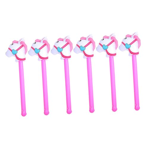 VANZACK 6Stücke Aufblasbare Pferde Ballon Sticks Party Dekorationen für Geburtstagsfeiern Mitgebsel für Theateraufführungen Spaß und Interaktion für Kleine Pferdefans VANZACK 6Stücke Aufblasbare Pferde Ballon Sticks Party Dekorationen für Geburtstagsfeiern Mitgebsel für Theateraufführungen Spaß und Interaktion für Kleine Pferdefans von VANZACK