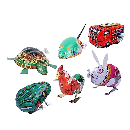 VANZACK 6Stücke Aufziehspielzeug Für Nostalgisches Blechspielzeug Zufälligen Designs Tiermotive Fensterspielzeug Lustige Spielzeuge Für Jungen Und Geschenkidee VANZACK 6Stücke Aufziehspielzeug Für Nostalgisches Blechspielzeug Zufälligen Designs Tiermotive Fensterspielzeug Lustige Spielzeuge Für Jungen Und Geschenkidee von VANZACK