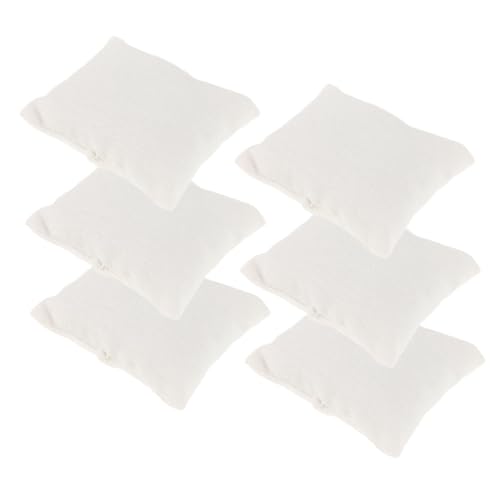 VANZACK 6Stücke Dekoration Stoffkissen Für Puppenhaus Zubehör Mini Kissen Für DIY Puppenmöbel Und Wohnaccessoires VANZACK 6Stücke Dekoration Stoffkissen Für Puppenhaus Zubehör Mini Kissen Für DIY Puppenmöbel Und Wohnaccessoires von VANZACK