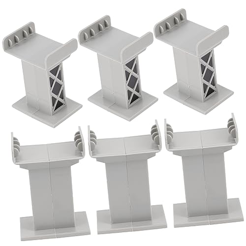 VANZACK Eisenbahnschienen-brückenstützen-Set 6-teilig Eisenbahnbrückenpfeiler von VANZACK