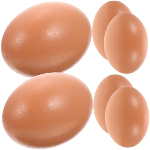VANZACK 6Stücke Falsche Eier Modell Eier Dekoration Für Künstliche Eier Fotorequisiten Falsches Essen Für Ostern Realistische Eierspielzeuge Zubehör Für Kreative Fotografie von VANZACK