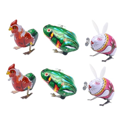 VANZACK 6Stücke Frosch Huhn Hase Lustige Cartoon Spielzeuge Für Partygeschenk Für Spielspaß von VANZACK