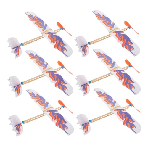 VANZACK 6Stücke Gummibandbetriebenes Flugzeug Modell DIY Bausatz Kleine Segelflugzeuge Für Bastelspielzeug Kreatives Motorik Und Fantasie VANZACK 6Stücke Gummibandbetriebenes Flugzeug Modell DIY Bausatz Kleine Segelflugzeuge Für Bastelspielzeug Kreatives Motorik Und Fantasie von VANZACK