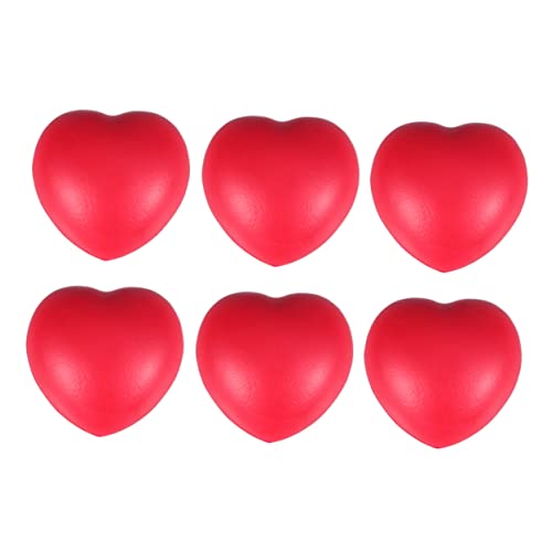VANZACK 6Stücke Herzform PU Stressball Für Lustige Entspannende Quetschbälle Stress Druckbälle Für Kleinkinder Zur Stressbewältigung VANZACK 6Stücke Herzform PU Stressball Für Lustige Entspannende Quetschbälle Stress Druckbälle Für Kleinkinder Zur Stressbewältigung von VANZACK