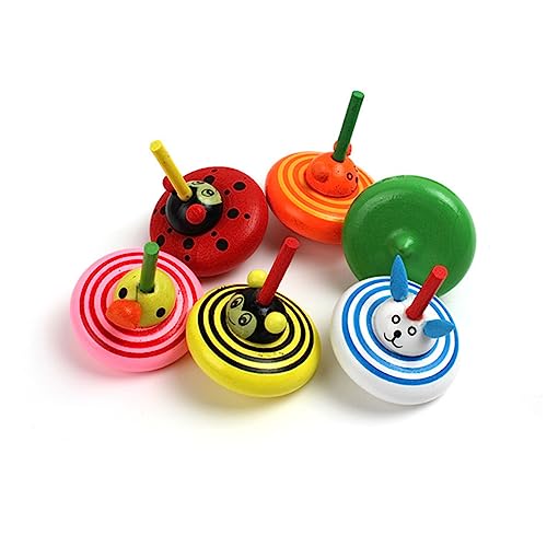 VANZACK 6Stücke Holz Tier Gyroskope Für Kreatives Und Lustiges Aus Holz Für Kleinkinder Und Vorschulkinder Zufällige Designs VANZACK 6Stücke Holz Tier Gyroskope Für Kreatives Und Lustiges Aus Holz Für Kleinkinder Und Vorschulkinder Zufällige Designs von VANZACK